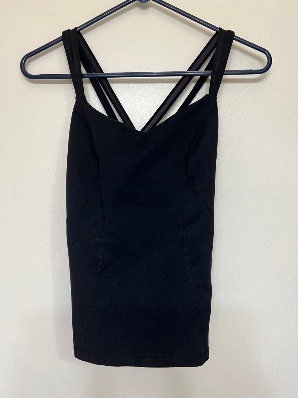 Zella Black Strappy Camisole Workout Tank Top